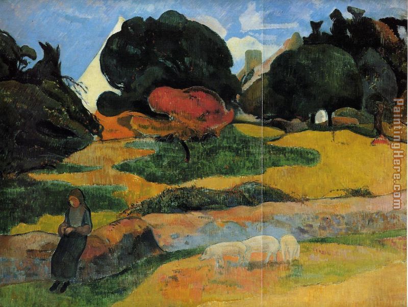 Paul Gauguin The Swineherd